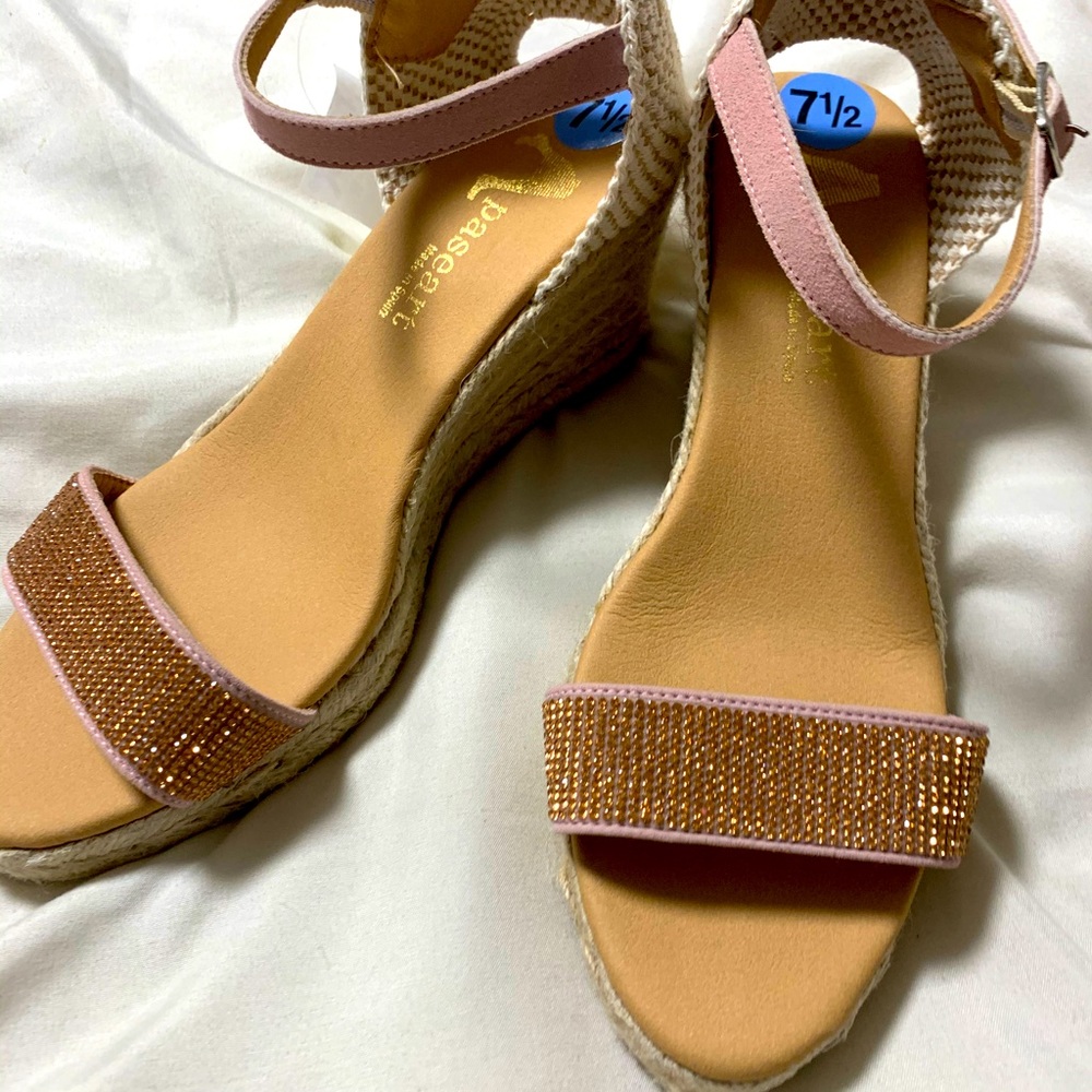 Paseart Espadrille Wedge Sandals